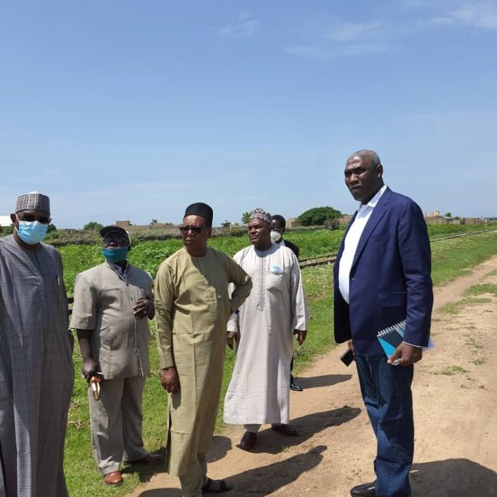 Inspection of Rail line that will connect Dala to IDP Site.