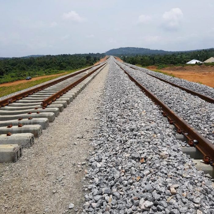 Progress of Rail  Line Construction-Ibadan IDP Site